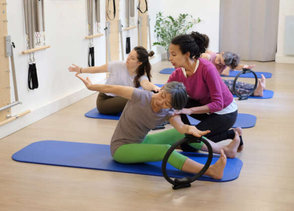 Cours de Pilates quatuor