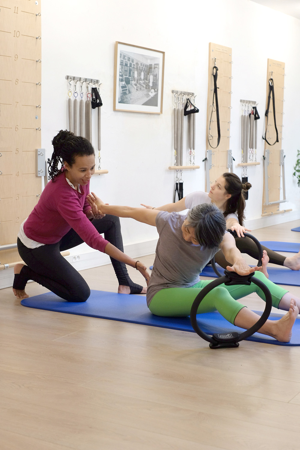 Kit Pilates 10 Pièces Pour La Maison - Anneau, Bandes élastiques, Sac De Rangement, Idéal Femmes